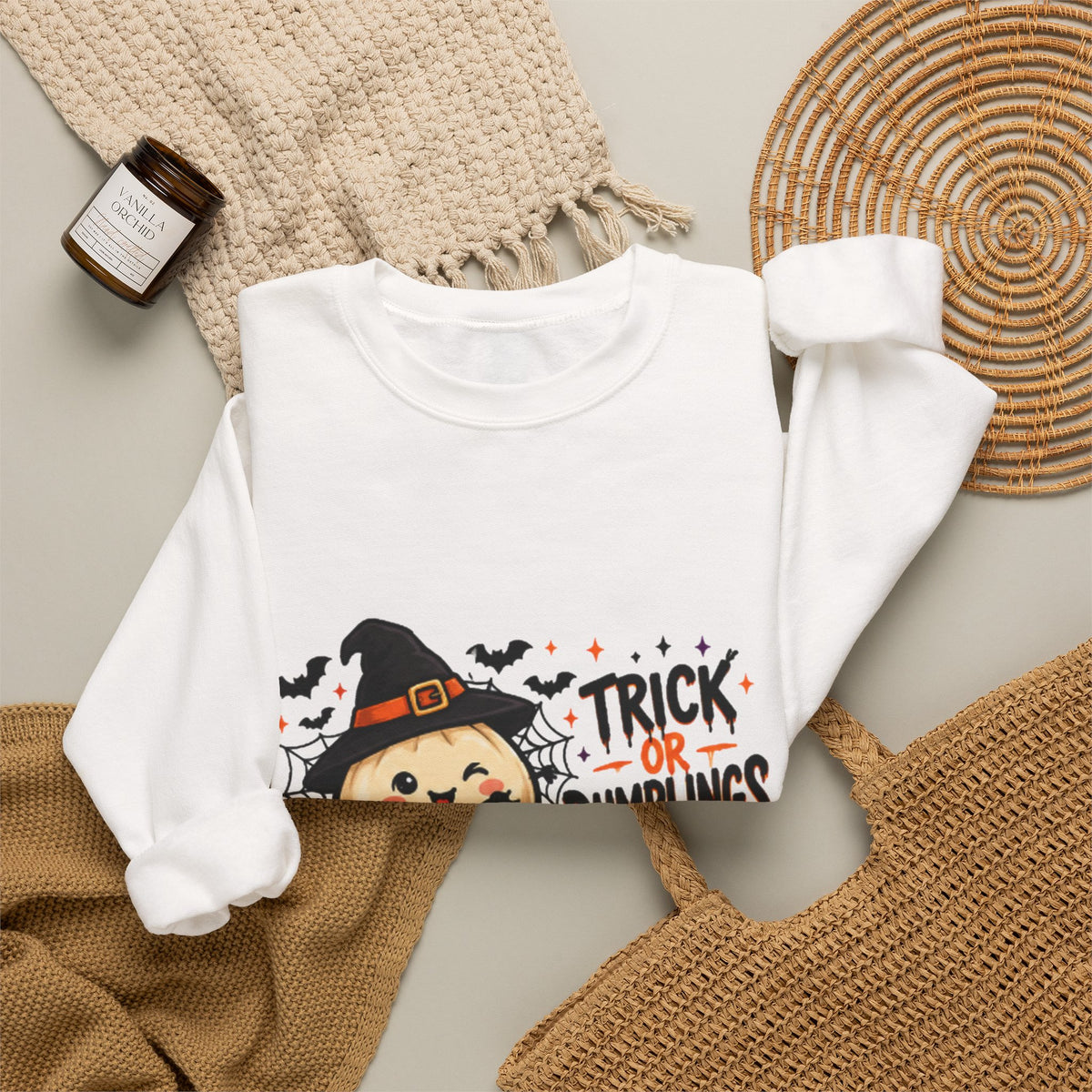 Trick or Dumpkins Halloween Crewneck Sweatshirt