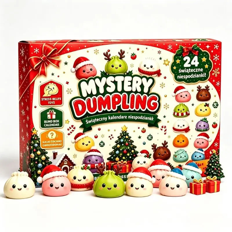 Christmas Dumpling Squishy Advent Calendar - 24 Days