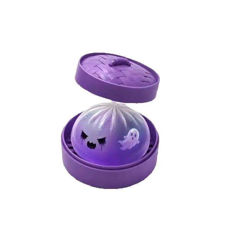 Halloween Ghost Dumpling Squishy with Steamer