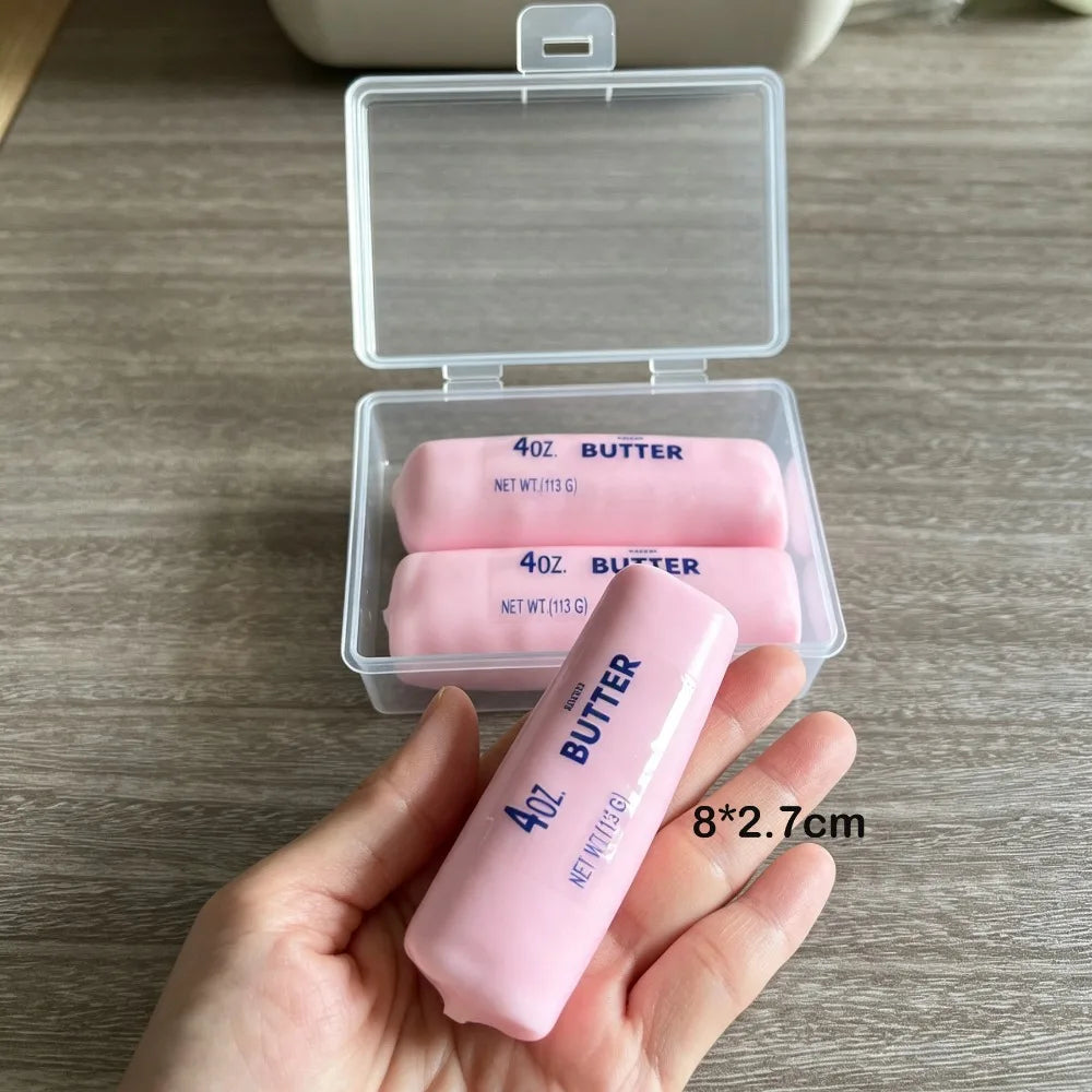 Butter Stick Wax Cracking Squishy Fidget Toy