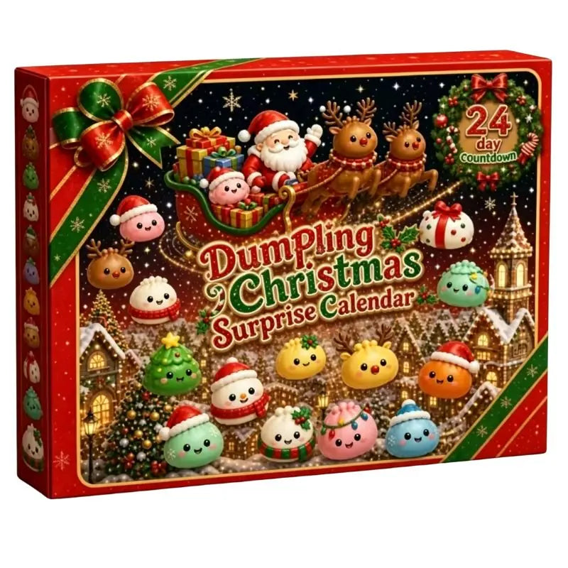 Christmas Dumpling Squishy Advent Calendar - 24 Days